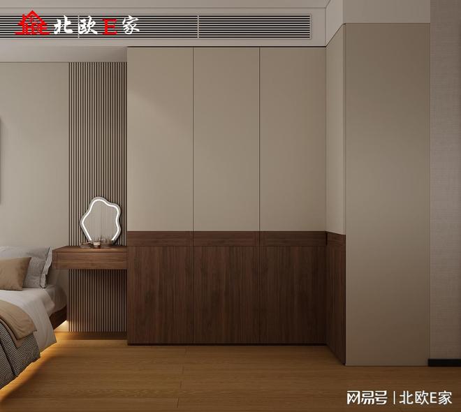 全案设计 一眼沦陷的高级感pg电子首页北欧E家黑胡桃(图2)