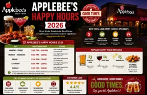 Applebee’s Happy Hour 2026: Full Schedule, Deals & Menu Guide Applebee’s Happy Hour