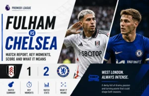 Fulham vs Chelsea: Match Report, Key Moments, Score and What It Means. Fulham vs Chelsea Match Report, Key Moments, Score and What It Means
