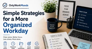 OnlyWorkMoods: Simple Strategies for a More Organized Workday. OnlyWorkMoods Simple Strategies for a More Organized Workday