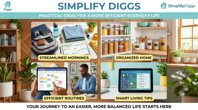 SimplifyDiggs: Practical Ideas for a More Efficient Everyday Life. SimplifyDiggs Practical Ideas for a More Efficient Everyday Life