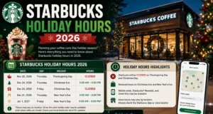 Starbucks Holiday Hours 2026: Full Schedule, Holiday Closures & More Starbucks Holiday Hours 2026