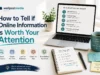 Wallpostmedia : How to Tell if Online Information Is Worth Your Attention wallpostmedia How to Tell if Online Information Is Worth Your Attention